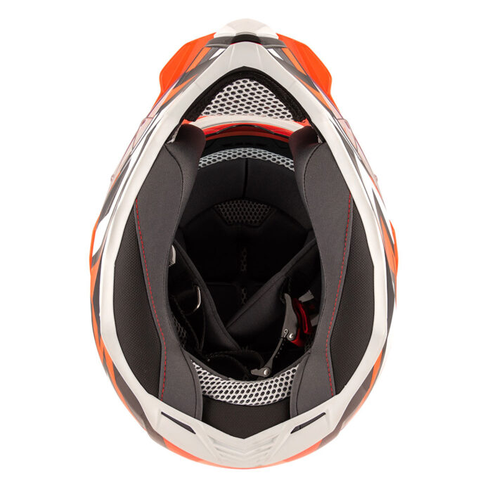 Kaciga Kappa Enduro KV30R GRAYER narandžasto crna - Slika 7