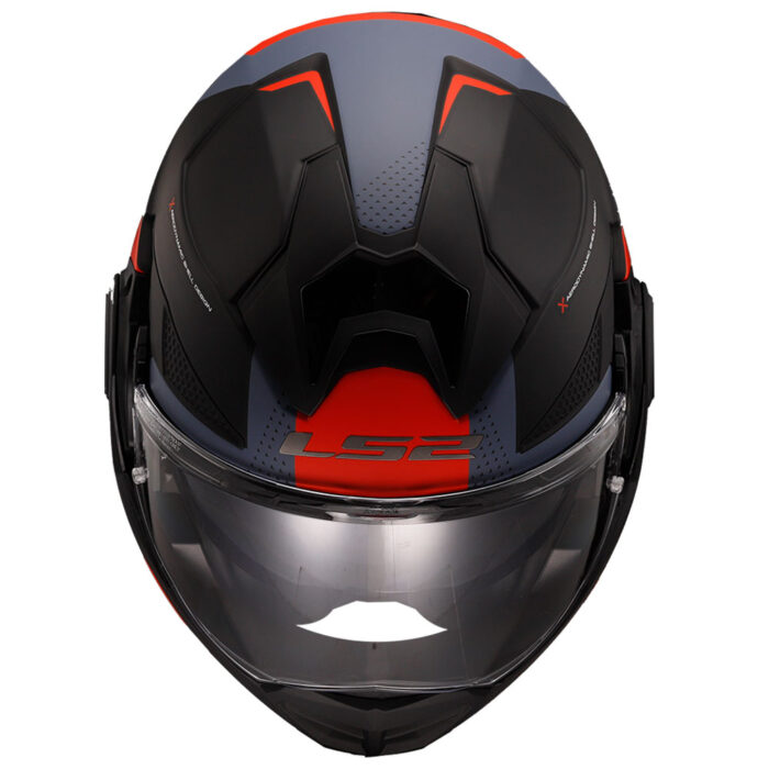 Kaciga LS2 Flip Up FF901 ADVANT X OBLIVION mat crno plava sa naočarima - Slika 5