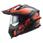 Kaciga LS2 Enduro MX701 EXPLORER ALTER mat crno narandžasta - Slika 2