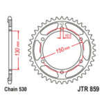 Lančanik zadnji JT  JTR745-38 (525)38 zuba - Slika 4