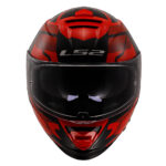 Kaciga LS2 Full Face FF800 STORM II TRACKER crno crvena sa naočarima - Slika 4