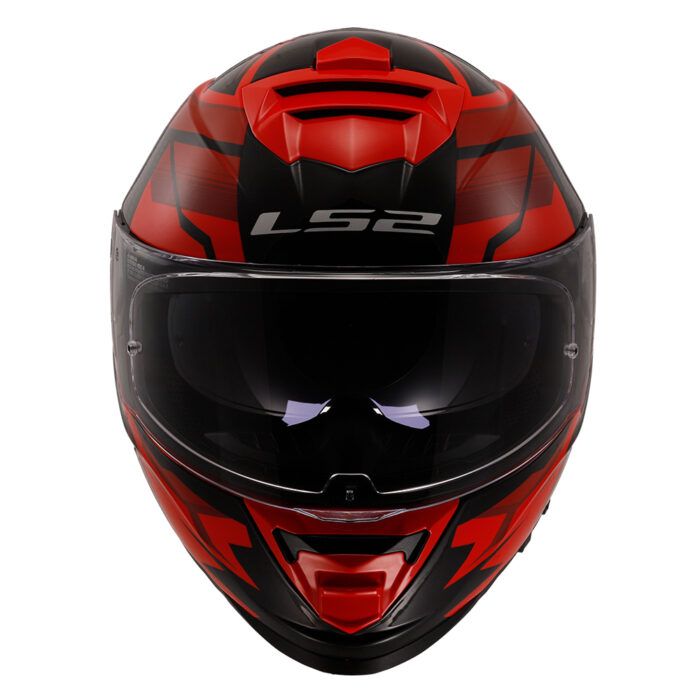 Kaciga LS2 Full Face FF800 STORM II TRACKER crno crvena sa naočarima - Slika 4