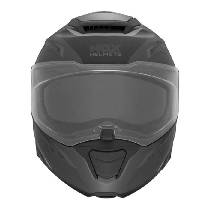 Kaciga NOX Flip Up N967 SYNCHRO sa naočarima mat crno titanium - Slika 4