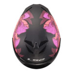Kaciga LS2 Full Face FF820 RAPID III POPIES II crno roza - Slika 6