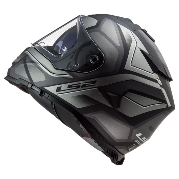 Kaciga LS2 Full Face FF800 STORM II FASTER mat titanium sa naočarima - Slika 5