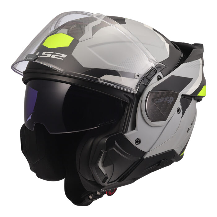 Kaciga LS2 Flip Up FF910 ADVANT II TRIPLE LIGHT siva - Slika 7