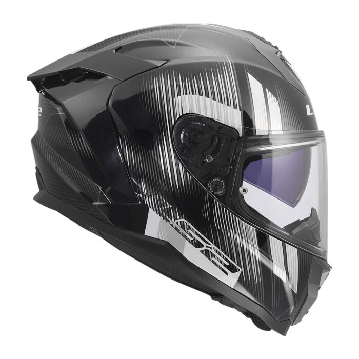 Kaciga LS2 Full Face FF817 CHALLENGER II NITRO crno siva - Slika 6