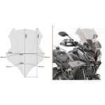 Vizir providni povišeni GIVI SYM Maxsym TL 500 / TL 508 (20-25) D7060ST - Slika 9