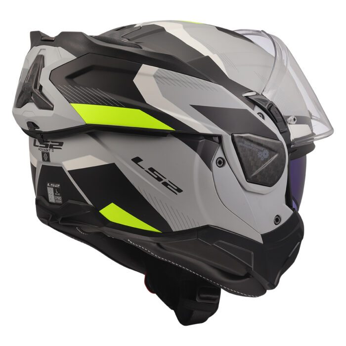 Kaciga LS2 Flip Up FF910 ADVANT II TRIPLE LIGHT siva - Slika 8