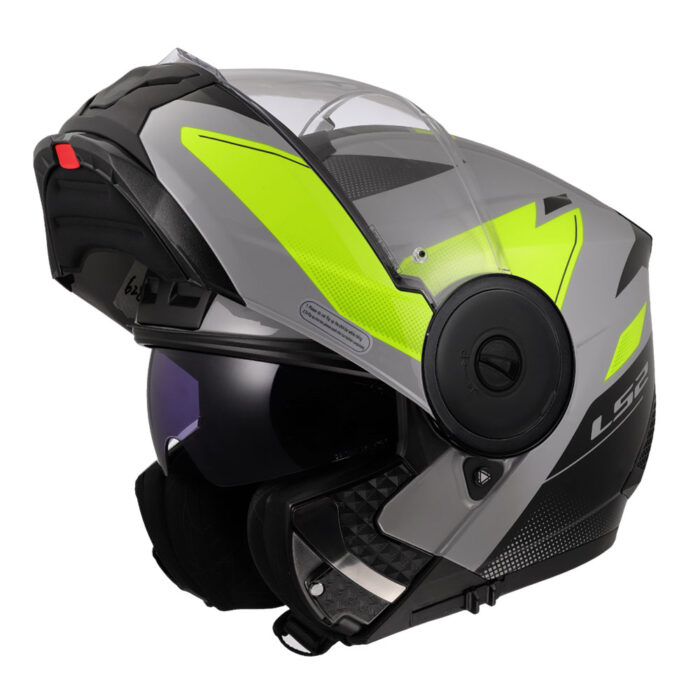 Kaciga LS2 Flip Up FF902 SCOPE II DURIA sivo žuta - Slika 8