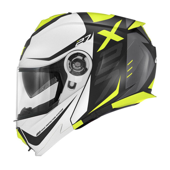 Kaciga GIVI Flip Up X27 DIMENSION crno belo žuta - Slika 3