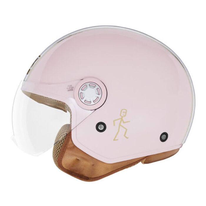 Kaciga NOX Jet 210 pastelno roza - Slika 2