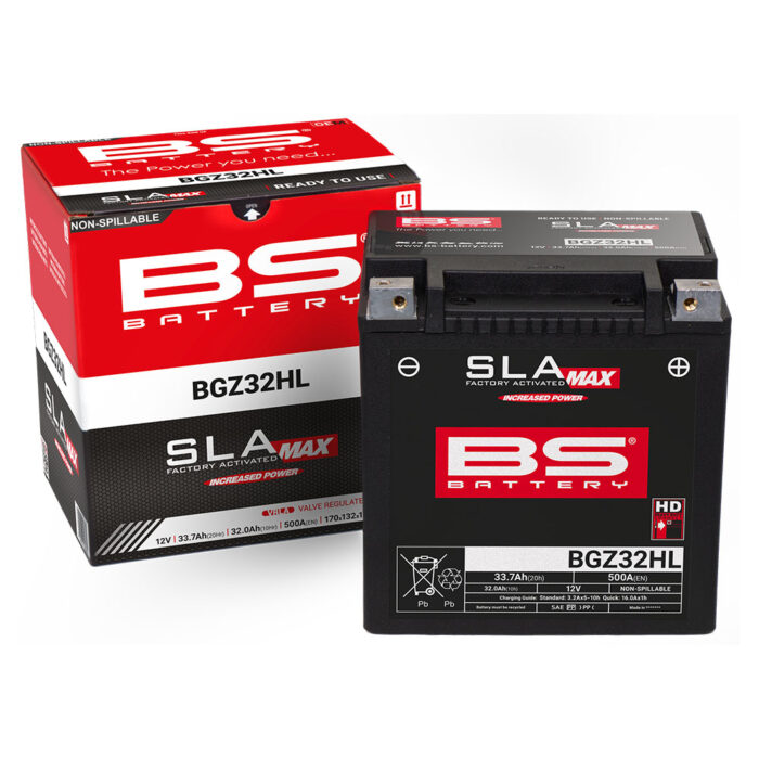 Akumulator BS 12V 32Ah  SLA MAX BGZ32HL-FA desni plus (170x132x175) 500A - Slika 2