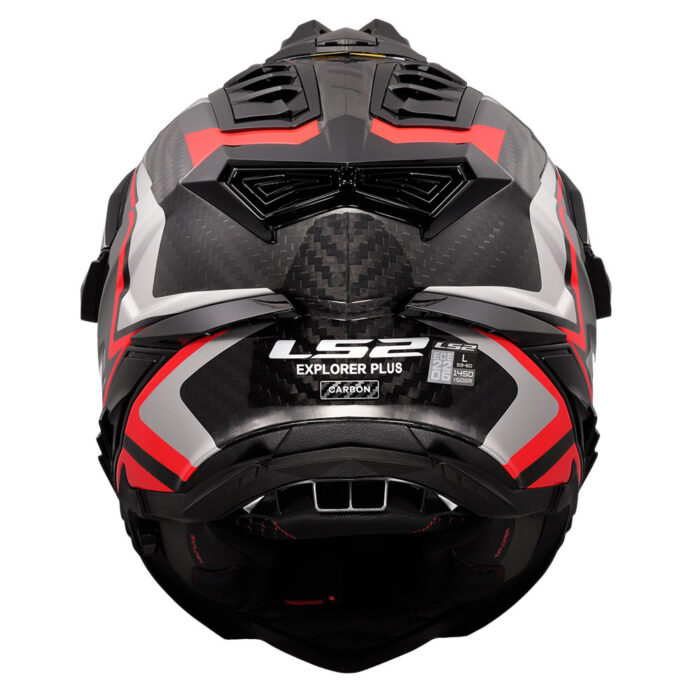 Kaciga LS2 Enduro MX701 EXPLORER CARBON FRONTIER II crvena - Slika 4
