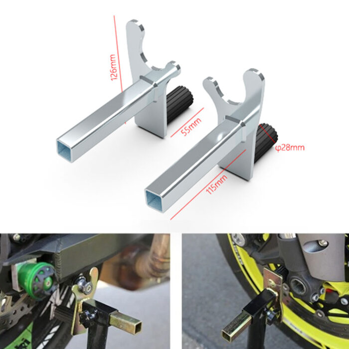Adapter za zadnji štender V profil sivo crni MB-MOTO - Slika 2