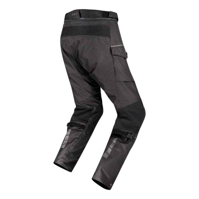 Pantalone LS2 TRAVEL LONG muške crno tamno sive duge - Slika 2