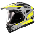 Kaciga LS2 Enduro MX702 PIONEER II NAMIB sivo žuta