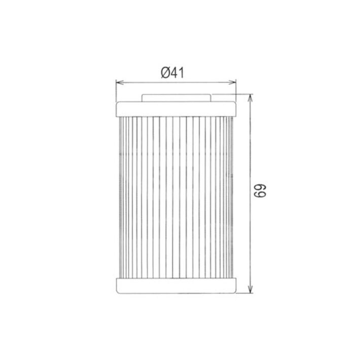 Filter ulja HF155 Hiflo - Slika 2