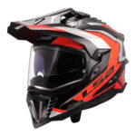 Kaciga LS2 Enduro MX701 EXPLORER SPIRE crno titanium - Slika 9