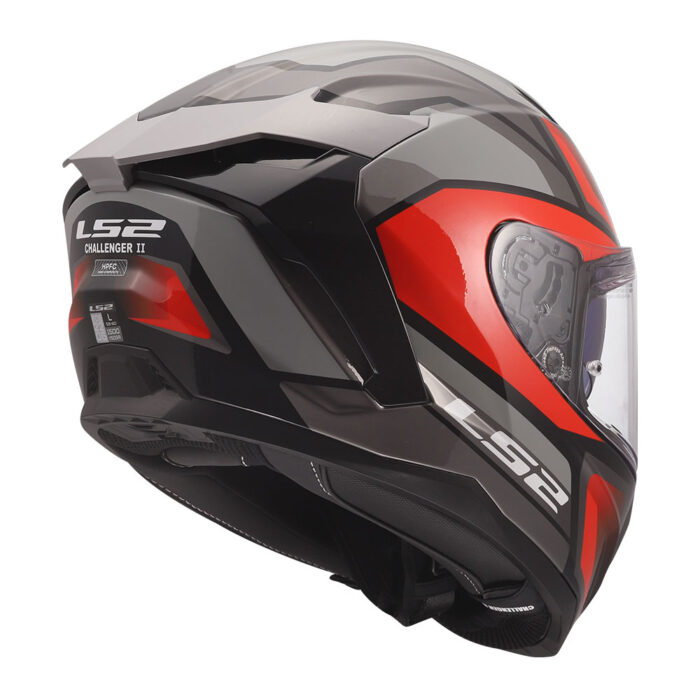 Kaciga LS2 Full Face FF817 CHALLENGER II VIPER sivo crvena - Slika 5