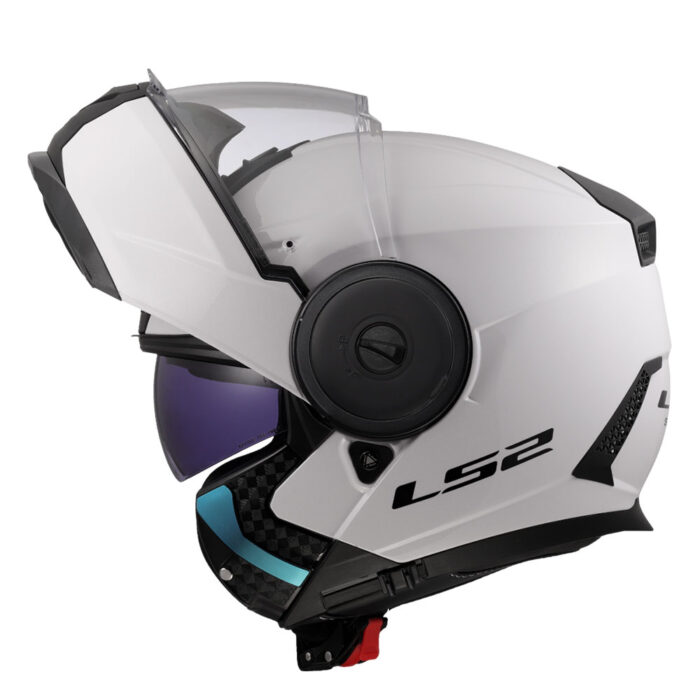 Kaciga LS2 Flip Up FF902 SCOPE II SOLID bela - Slika 9
