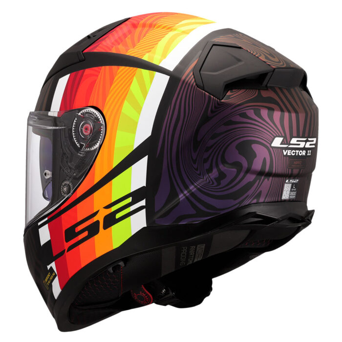Kaciga LS2 Full Face FF811 VECTOR II FREEDOM crno šarena - Slika 3