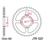 Lančanik zadnji JT JTR713-42 ( 525 ) 42 zuba - Slika 3