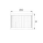 Filter ulja HF591 Hiflo - Slika 2