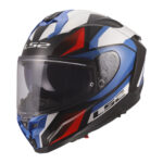 Kaciga LS2 Full Face FF811 VECTOR II TRON mat crno žuta sa naočarima - Slika 4