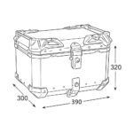 Centralni kofer LS2 ALU crni 35L - Slika 4