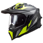 Kaciga LS2 Enduro MX701 EXPLORER FOCUS CARBON mat titanium žuta