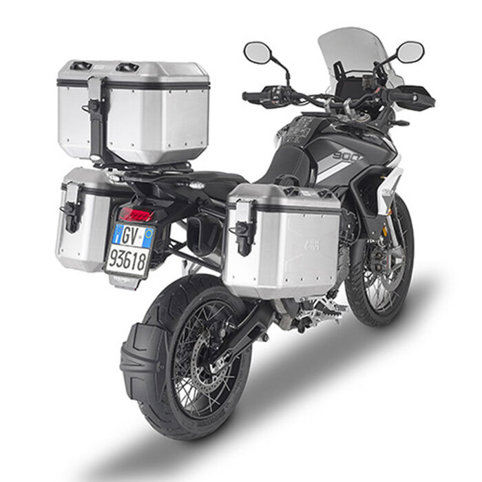 Bočni koferi GIVI TREKKER DOLOMITI ALU niklovani Monokey 36L - Slika 2