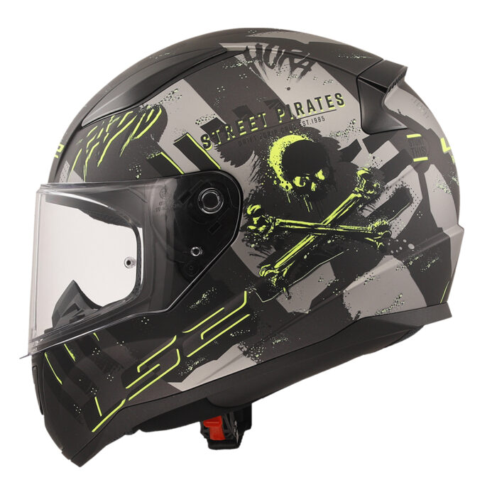Kaciga LS2 Full Face FF353 RAPID II PIRATES mat titanium - Slika 2