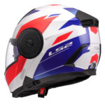 Kaciga LS2 Flip Up FF902 SCOPE II DURIA belo plavo crvena - Slika 3