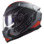 Kaciga LS2 Full Face FF811 VECTOR II  mat titanium sa naočarima - Slika 2
