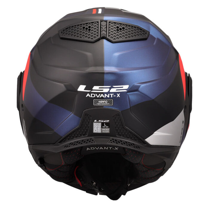 Kaciga LS2 Flip Up FF901 ADVANT X ULTRA crno plavo crvena sa naočarima - Slika 4