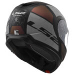 Kaciga LS2 Flip Up FF908 STROBE II ORION sa naočarima mat crno ljubičasta - Slika 2