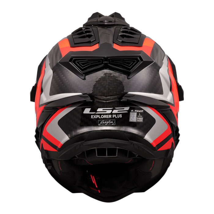 Kaciga LS2 Enduro MX701 EXPLORER CARBON FRONTIER II narandžasta - Slika 4