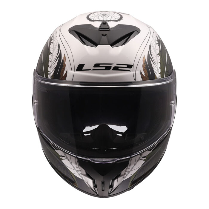 Kaciga LS2 Full Face FF820 RAPID III BOHO belo crno roza - Slika 8
