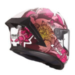 Kaciga LS2 Full Face FF820 RAPID III POPPIES II belo roza - Slika 5