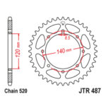Lančanik zadnji JT JTR1131-50-50-13030 (420) 50 zuba - Slika 9