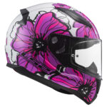 Kaciga LS2 Full Face FF353 RAPID II POPPIES roza - Slika 5