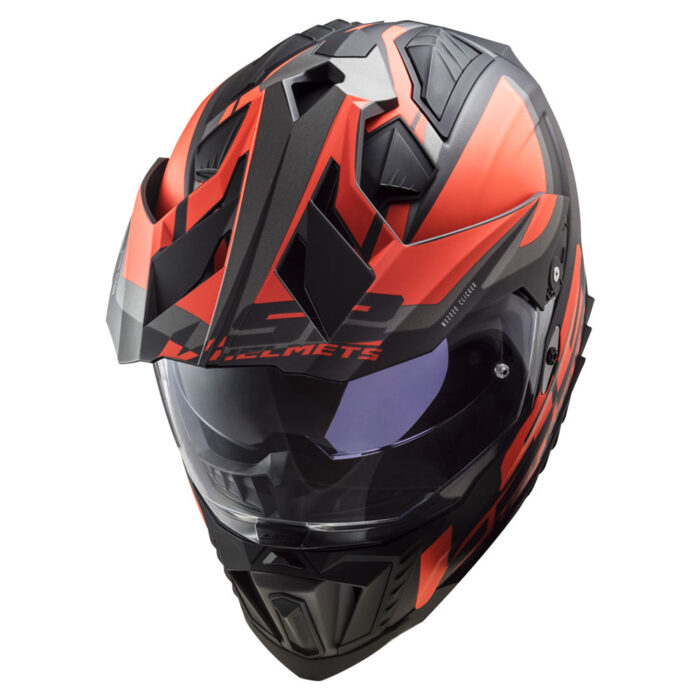 Kaciga LS2 Enduro MX701 EXPLORER ALTER mat crno narandžasta - Slika 6