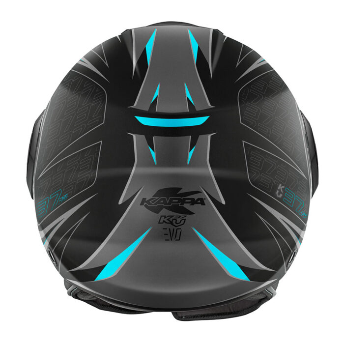 Kaciga jet Kappa KV37R crno titanium - Slika 3