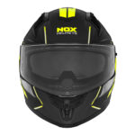 Kaciga NOX Full Face sa naočarima N401 XENO  mat crno žuta - Slika 2