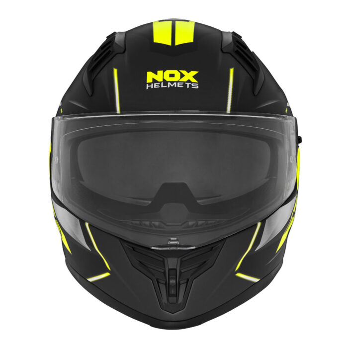 Kaciga NOX Full Face sa naočarima N401 XENO  mat crno žuta - Slika 2