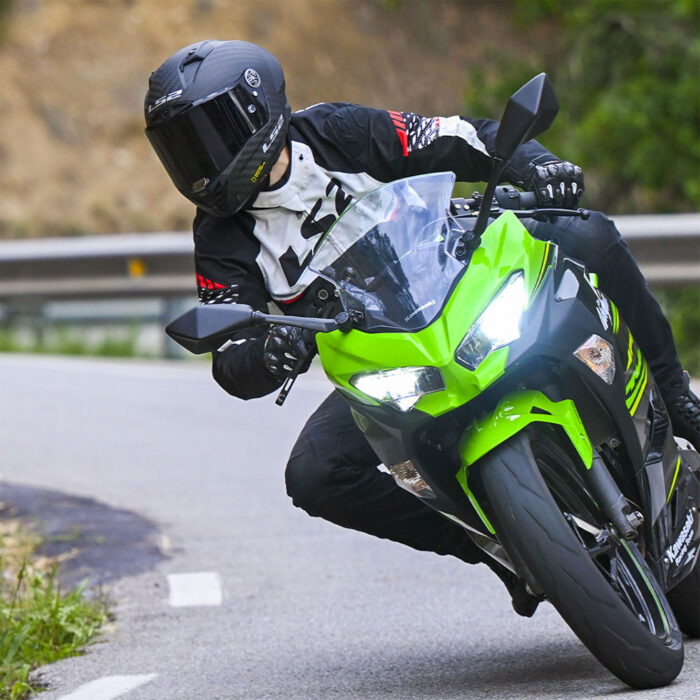 Jakna LS2 APEX muška crno belo crvena - Slika 6