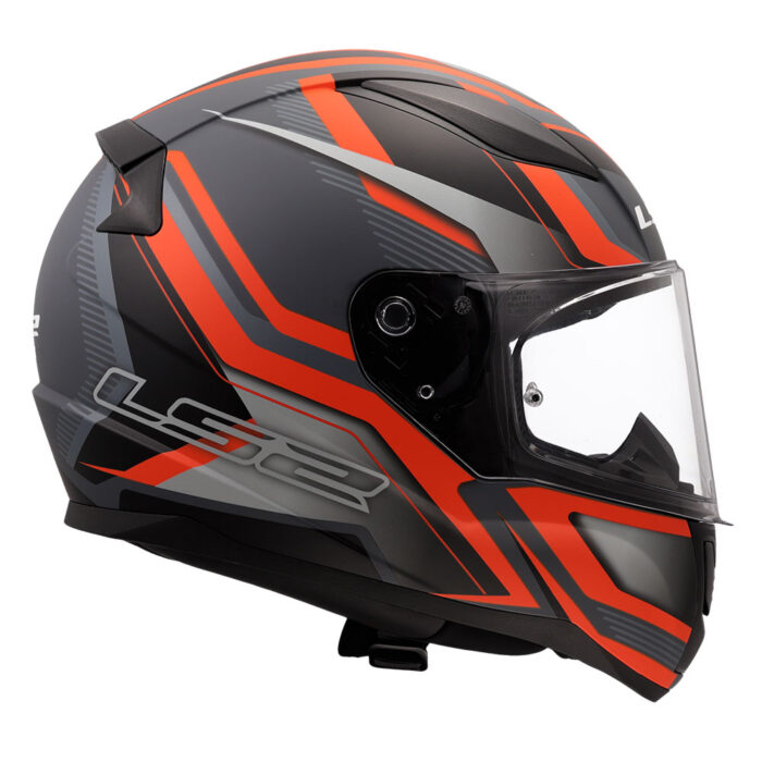 Kaciga LS2 Full Face FF353 RAPID II FLITZ narandžasto siva - Slika 6
