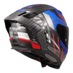 Kaciga LS2 Full Face FF807 DRAGON CARBON TRAX plavo crvena - Slika 5
