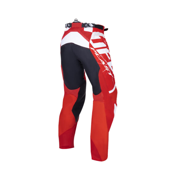 Pantalone Cross UFO BULLET crveno bele - Slika 2